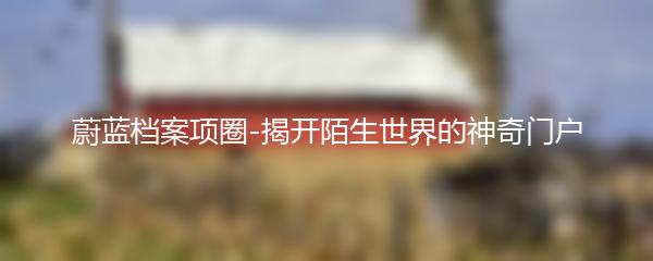 蔚蓝档案项圈-揭开陌生世界的神奇门户