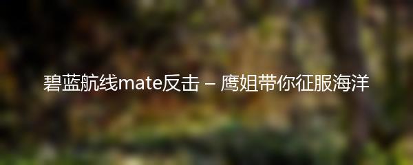 碧蓝航线mate反击 – 鹰姐带你征服海洋