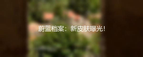 蔚蓝档案：新皮肤曝光！