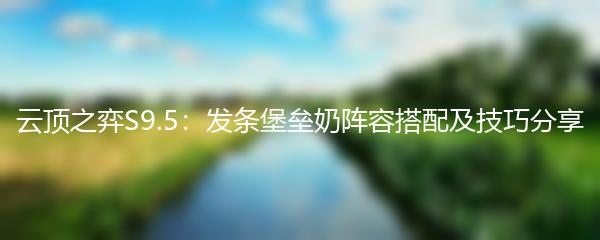 云顶之弈S9.5：发条堡垒奶阵容搭配及技巧分享