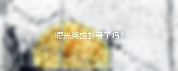 曙光英雄封号了吗？