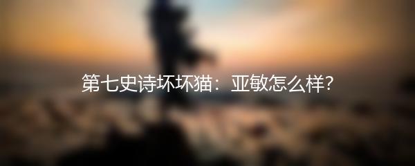 第七史诗坏坏猫：亚敏怎么样？