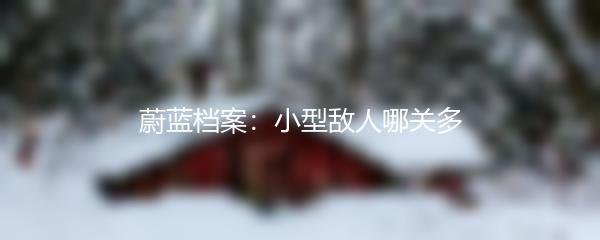 蔚蓝档案：小型敌人哪关多