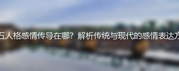 第五人格感情传导在哪？解析传统与现代的感情表达方式