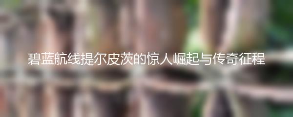 碧蓝航线提尔皮茨的惊人崛起与传奇征程