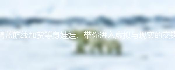 碧蓝航线加贺等身娃娃：带你进入虚拟与现实的交错