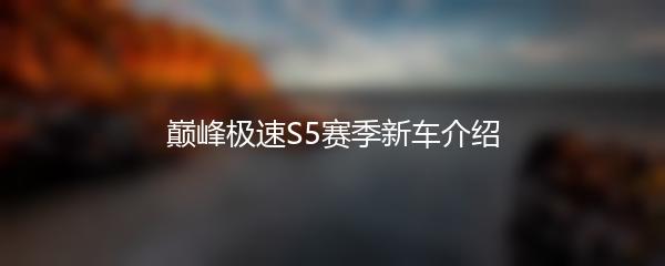 巅峰极速S5赛季新车介绍
