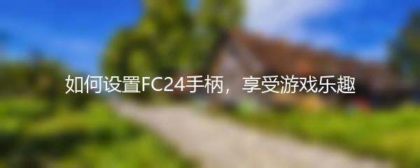 如何设置FC24手柄，享受游戏乐趣