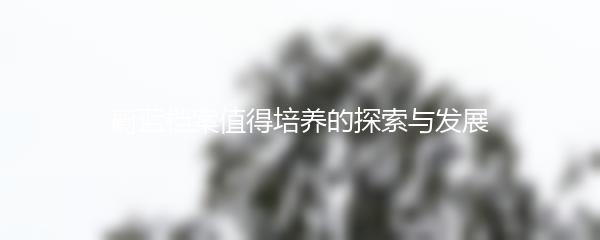 蔚蓝档案值得培养的探索与发展