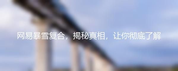 网易暴雪复合，揭秘真相，让你彻底了解