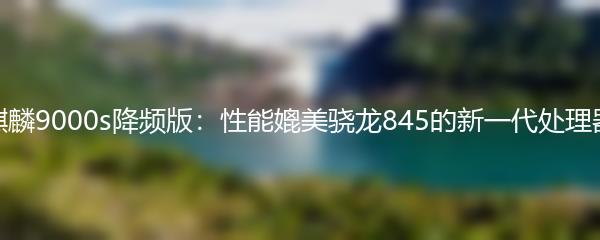麒麟9000s降频版：性能媲美骁龙845的新一代处理器