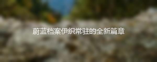 蔚蓝档案伊织常驻的全新篇章