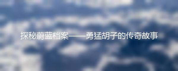 探秘蔚蓝档案——勇猛胡子的传奇故事