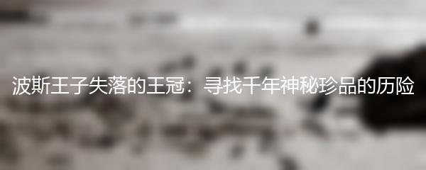 波斯王子失落的王冠：寻找千年神秘珍品的历险