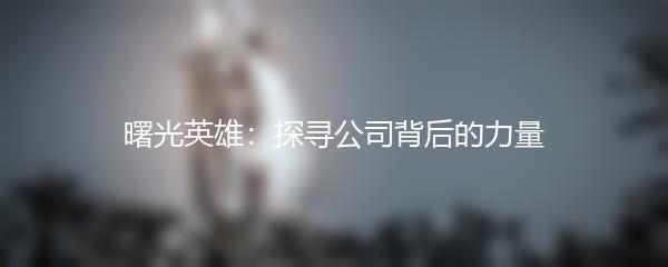 曙光英雄：探寻公司背后的力量