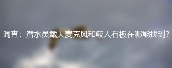 调查：潜水员戴夫麦克风和鲛人石板在哪能找到？