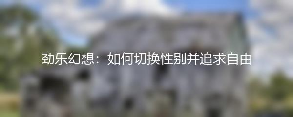 劲乐幻想：如何切换性别并追求自由