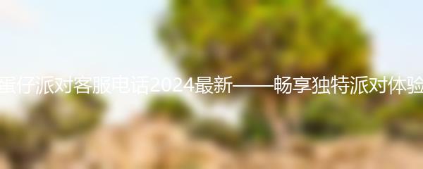 蛋仔派对客服电话2024最新——畅享独特派对体验