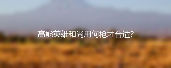 高能英雄和尚用何枪才合适？