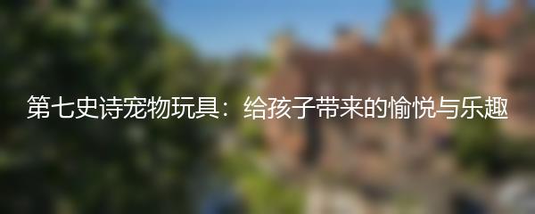 第七史诗宠物玩具：给孩子带来的愉悦与乐趣