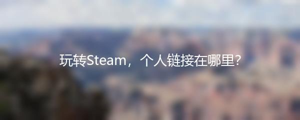 玩转Steam，个人链接在哪里？