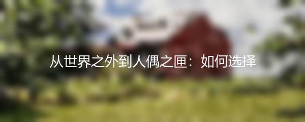 从世界之外到人偶之匣：如何选择