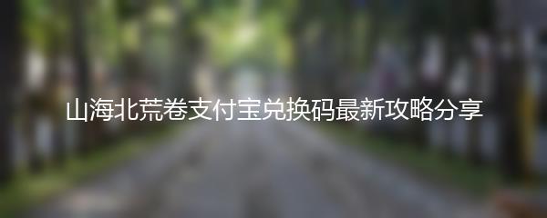 山海北荒卷支付宝兑换码最新攻略分享