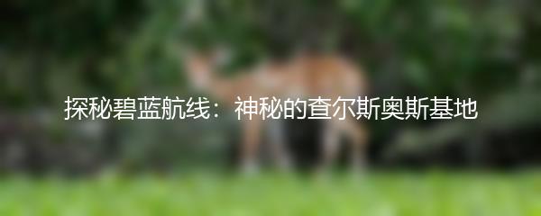 探秘碧蓝航线：神秘的查尔斯奥斯基地