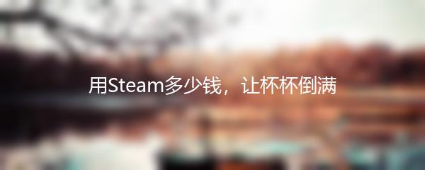 用Steam多少钱，让杯杯倒满