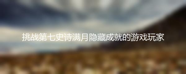 挑战第七史诗满月隐藏成就的游戏玩家