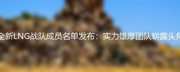 全新LNG战队成员名单发布：实力雄厚团队崭露头角