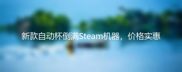 新款自动杯倒满Steam机器，价格实惠