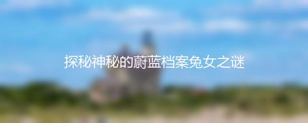 探秘神秘的蔚蓝档案兔女之谜