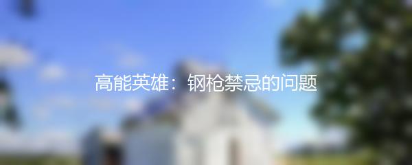 高能英雄：钢枪禁忌的问题