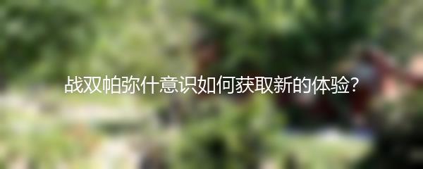 战双帕弥什意识如何获取新的体验？
