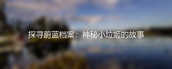探寻蔚蓝档案：神秘小垃姬的故事