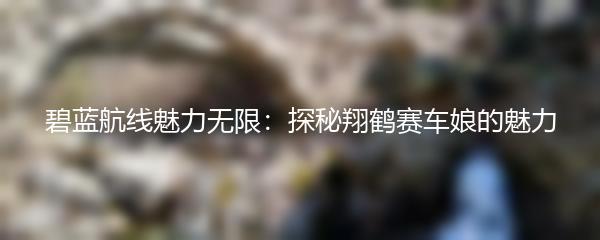 碧蓝航线魅力无限：探秘翔鹤赛车娘的魅力
