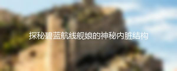 探秘碧蓝航线舰娘的神秘内脏结构