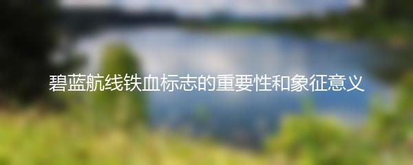 碧蓝航线铁血标志的重要性和象征意义