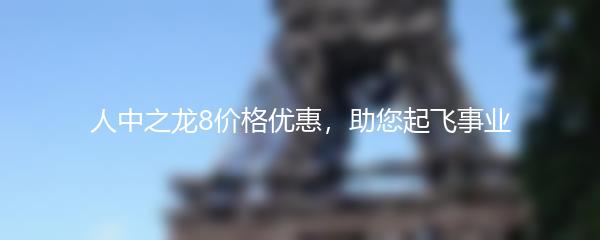 人中之龙8价格优惠，助您起飞事业