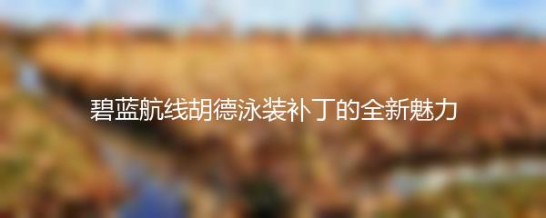 碧蓝航线胡德泳装补丁的全新魅力