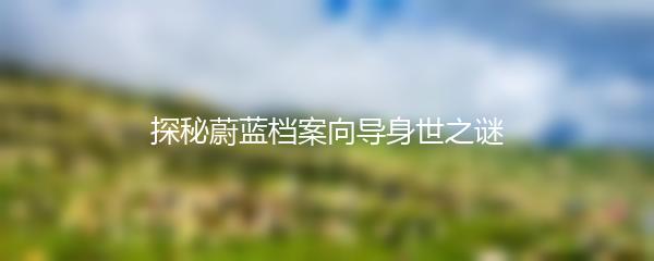 探秘蔚蓝档案向导身世之谜