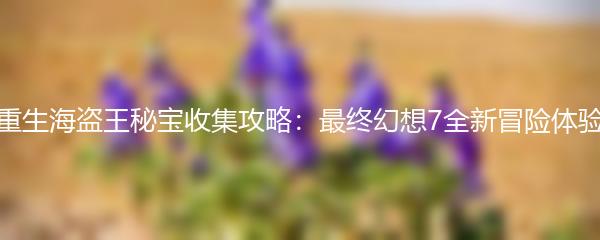 重生海盗王秘宝收集攻略：最终幻想7全新冒险体验