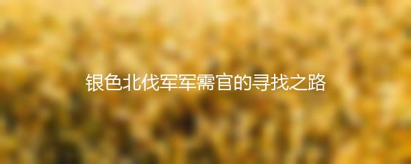 银色北伐军军需官的寻找之路