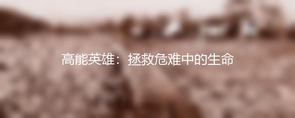 高能英雄：拯救危难中的生命