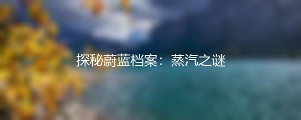 探秘蔚蓝档案：蒸汽之谜