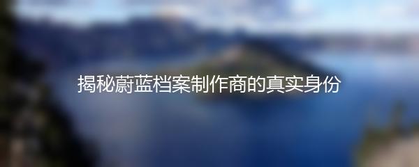 揭秘蔚蓝档案制作商的真实身份