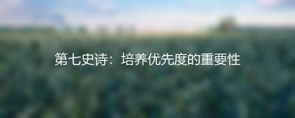 第七史诗：培养优先度的重要性