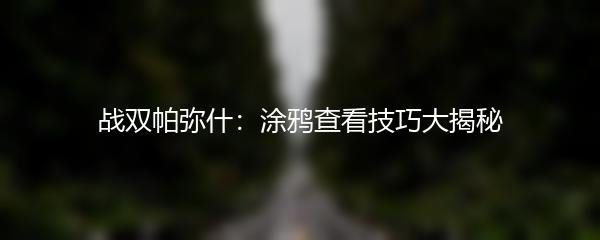 战双帕弥什：涂鸦查看技巧大揭秘
