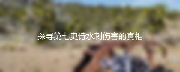 探寻第七史诗水刺伤害的真相